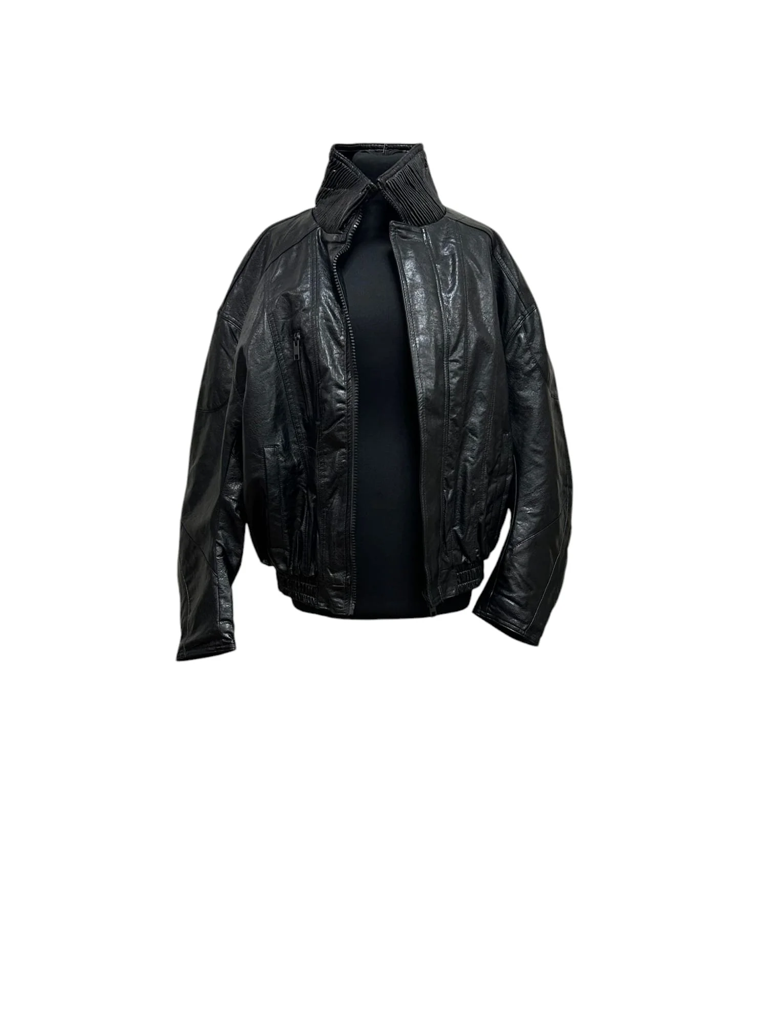 80s A-2 real leather bomber jacket vtg e | APPS-BICENTENARIO-PRD